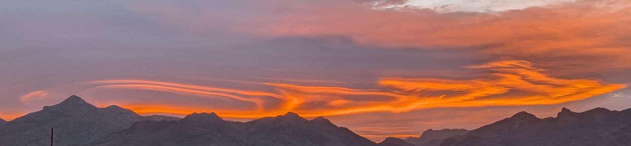 Lenticular Cloud Sunrise - Organ Mtns, NM